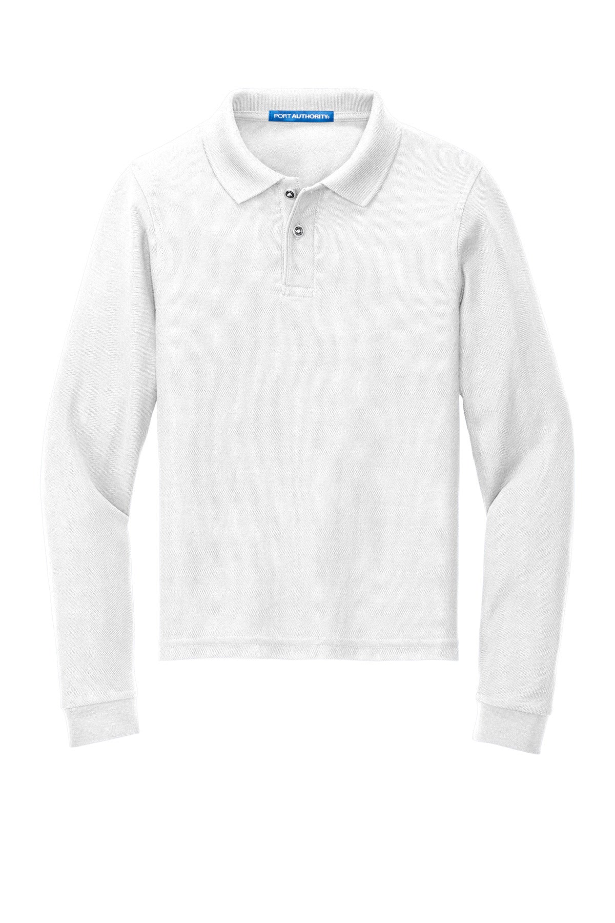 Port Authority Y500LS Port Authority Youth Long Sleeve Silk Touch Polo