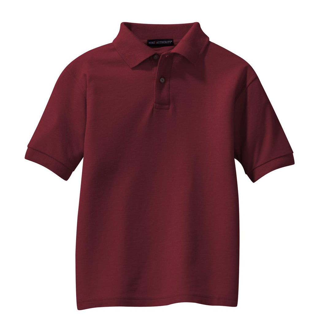 Port Authority Y500 Port Authority Youth Silk Touch Polo