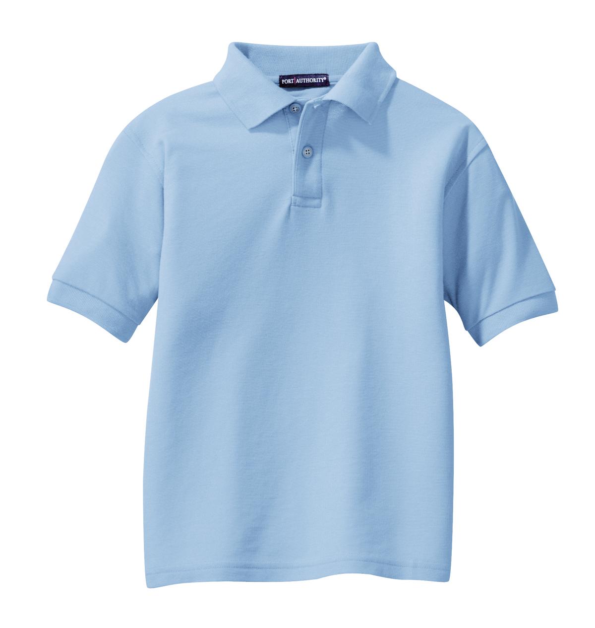 Port Authority Y500 Port Authority Youth Silk Touch Polo