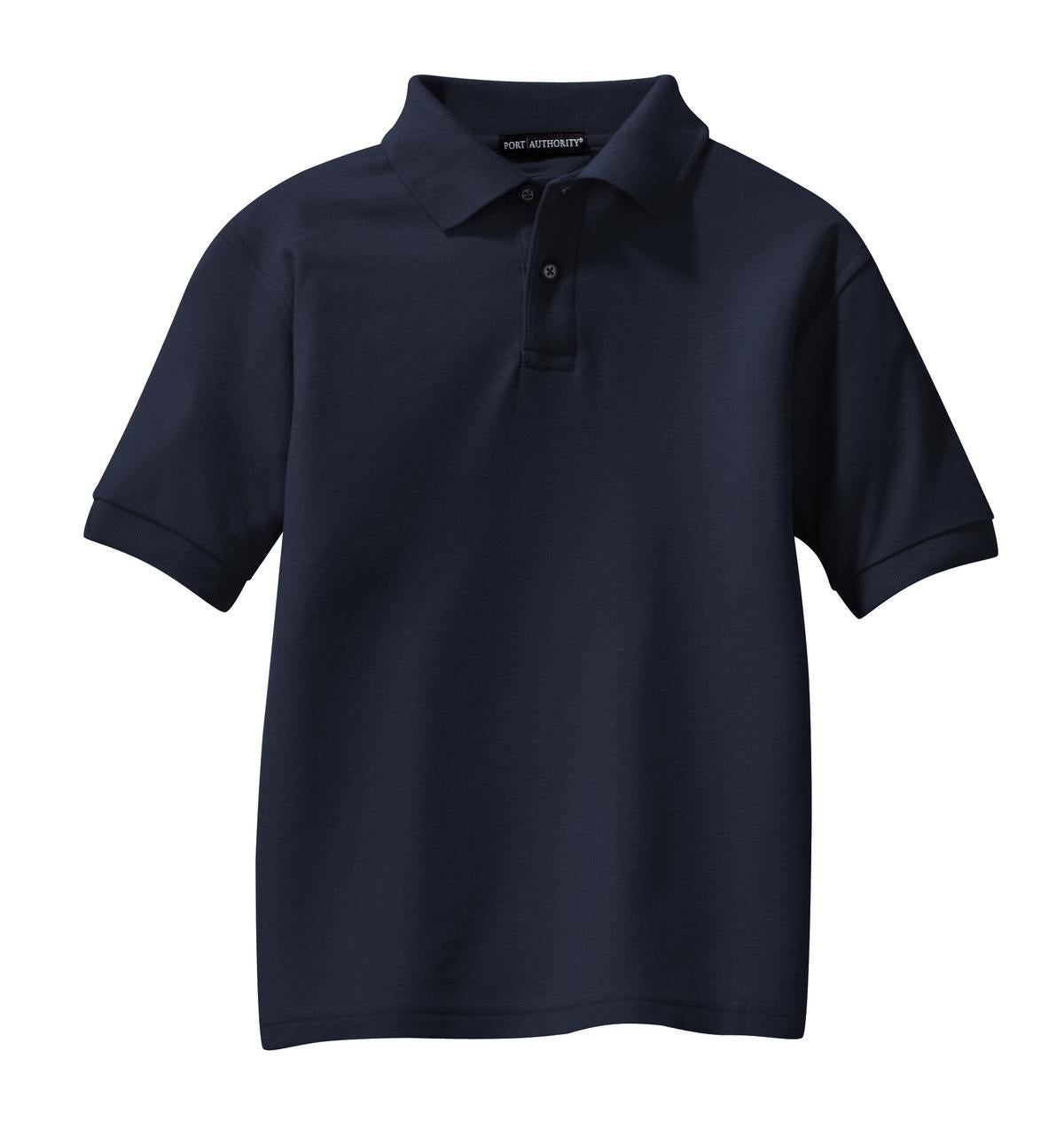 Port Authority Y500 Port Authority Youth Silk Touch Polo