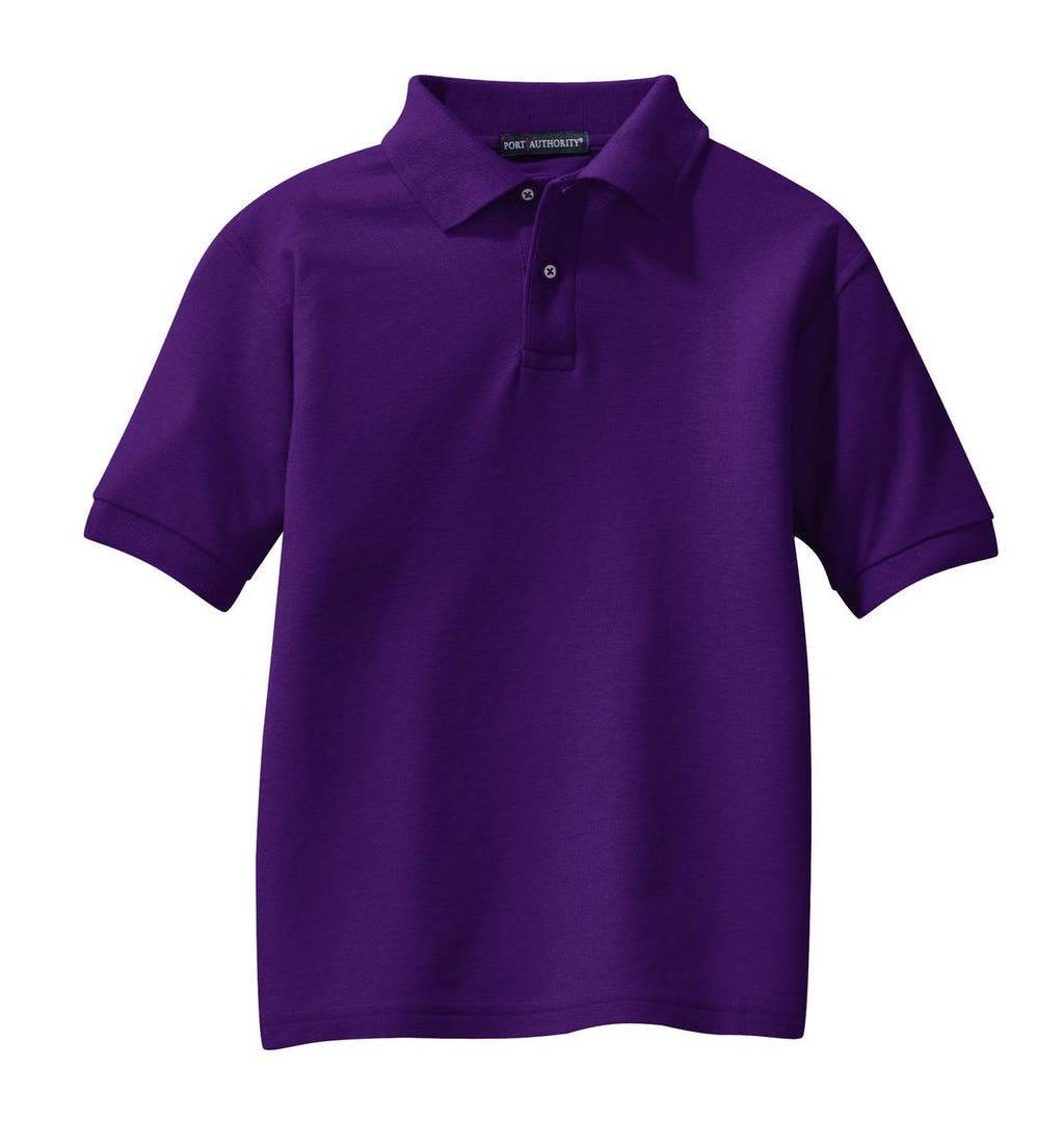 Port Authority Y500 Port Authority Youth Silk Touch Polo