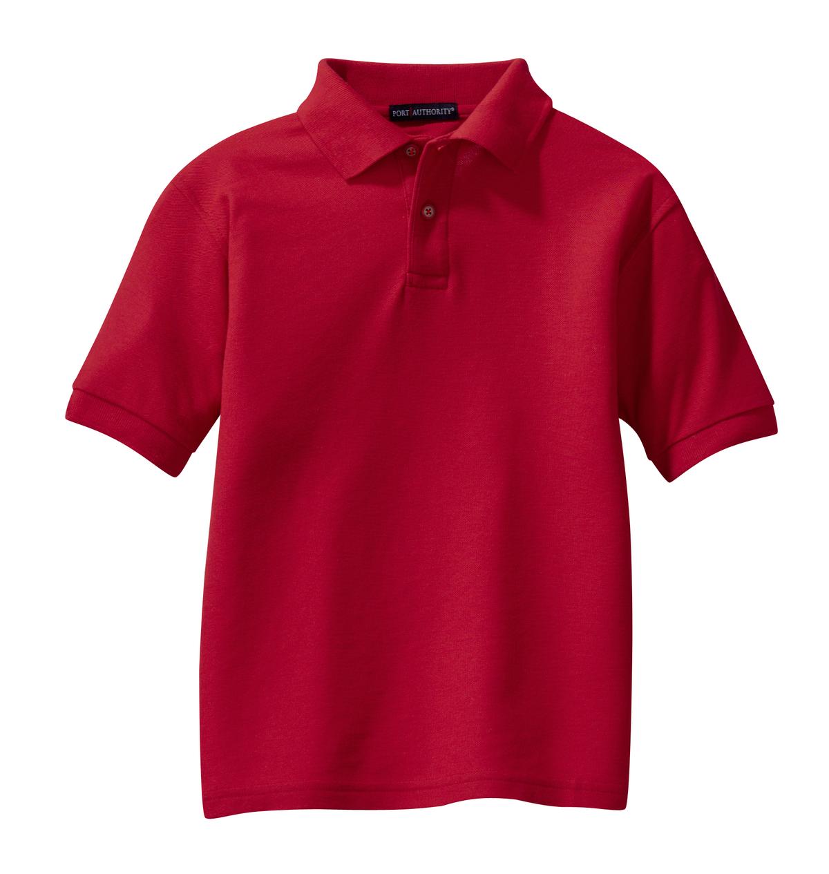 Port Authority Y500 Port Authority Youth Silk Touch Polo
