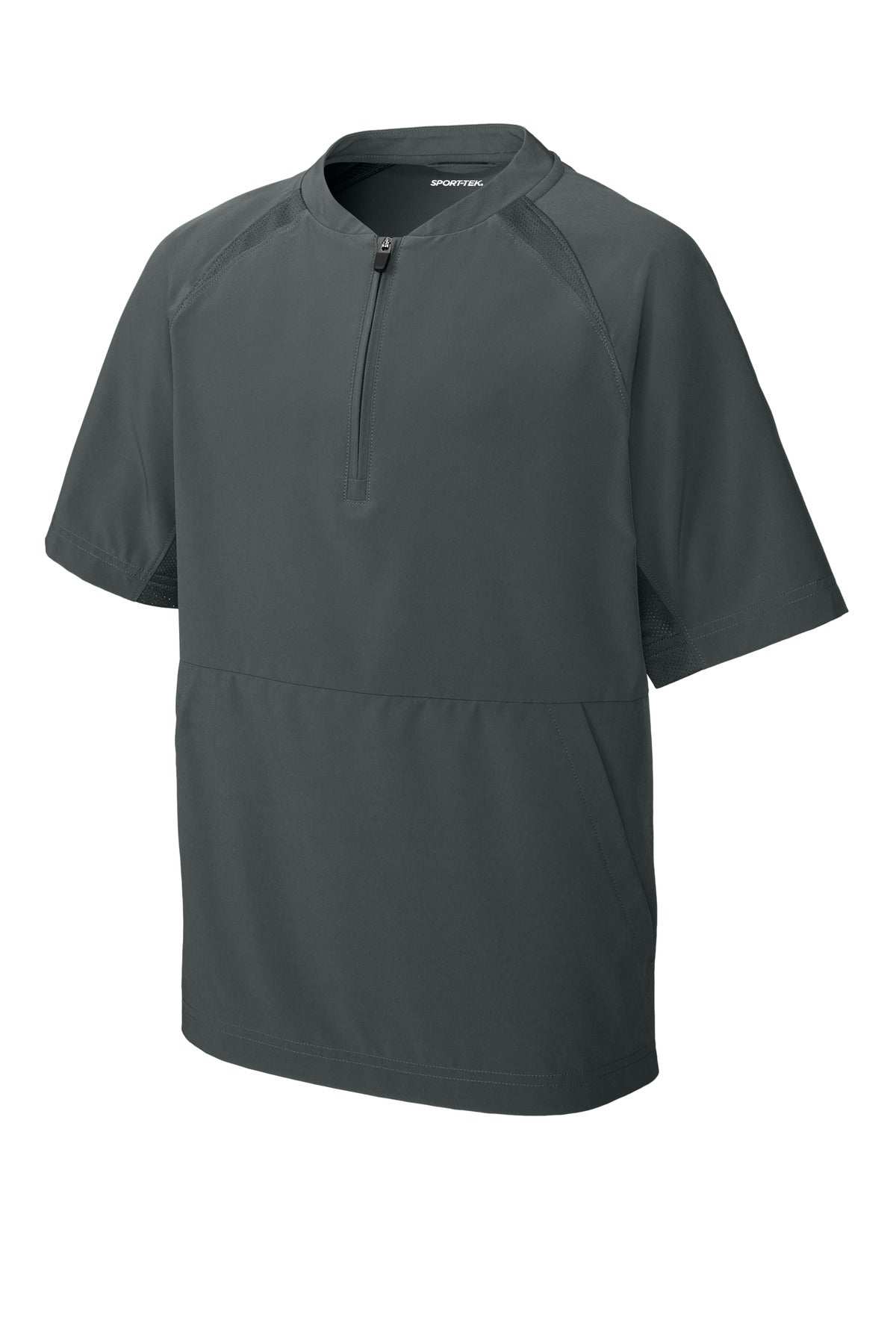 Sport-Tek YJST489 Tek Youth Repeat 1/2-Zip Short Sleeve Jacket