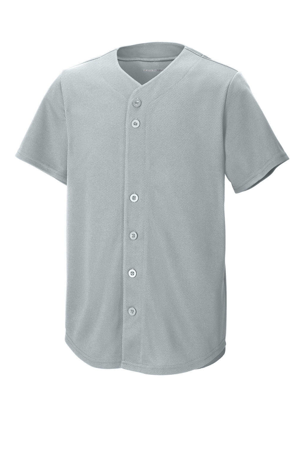 Sport-Tek YST220 Tek Youth PosiCharge Tough Mesh Full-Button Jersey