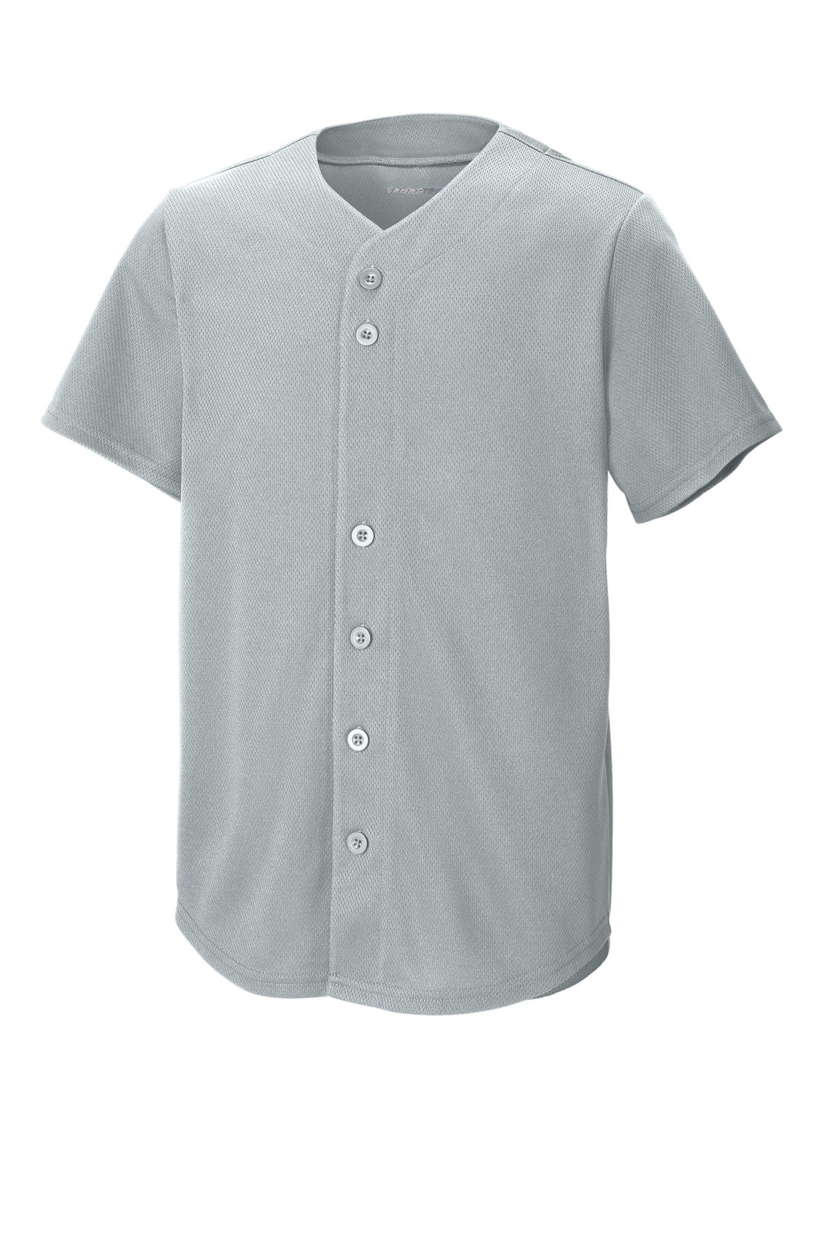Sport-Tek YST220 Tek Youth PosiCharge Tough Mesh Full-Button Jersey