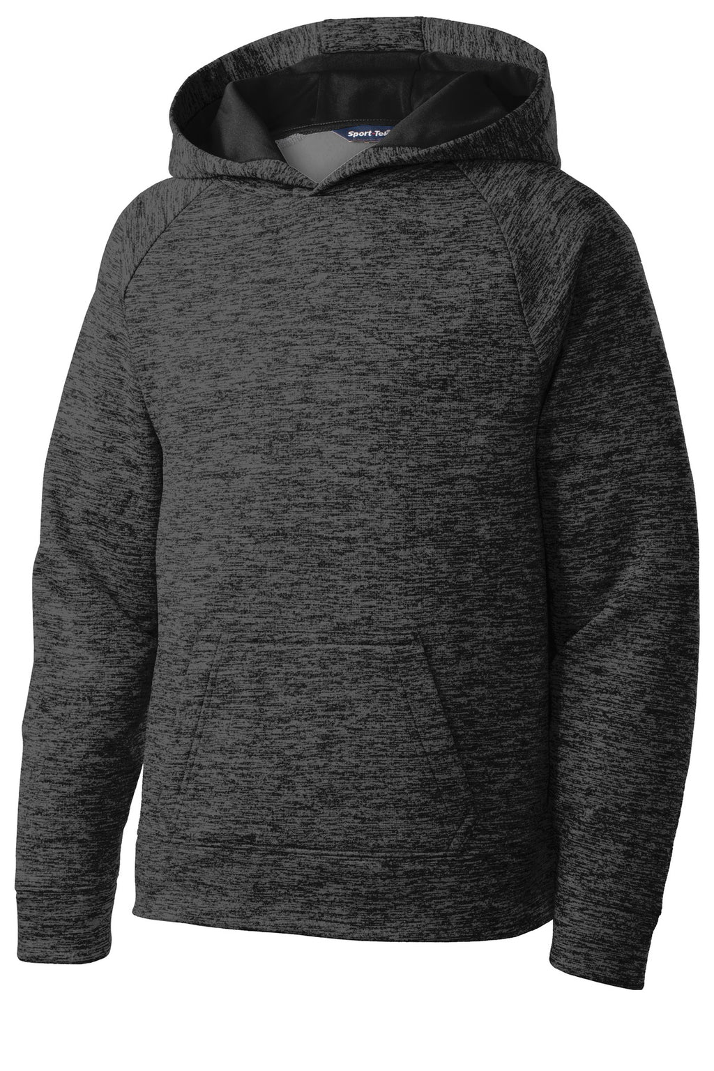 Sport-Tek YST225 Tek Youth PosiCharge Electric Heather Fleece Hooded Pullover