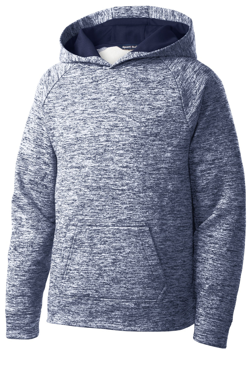 Sport-Tek YST225 Tek Youth PosiCharge Electric Heather Fleece Hooded Pullover