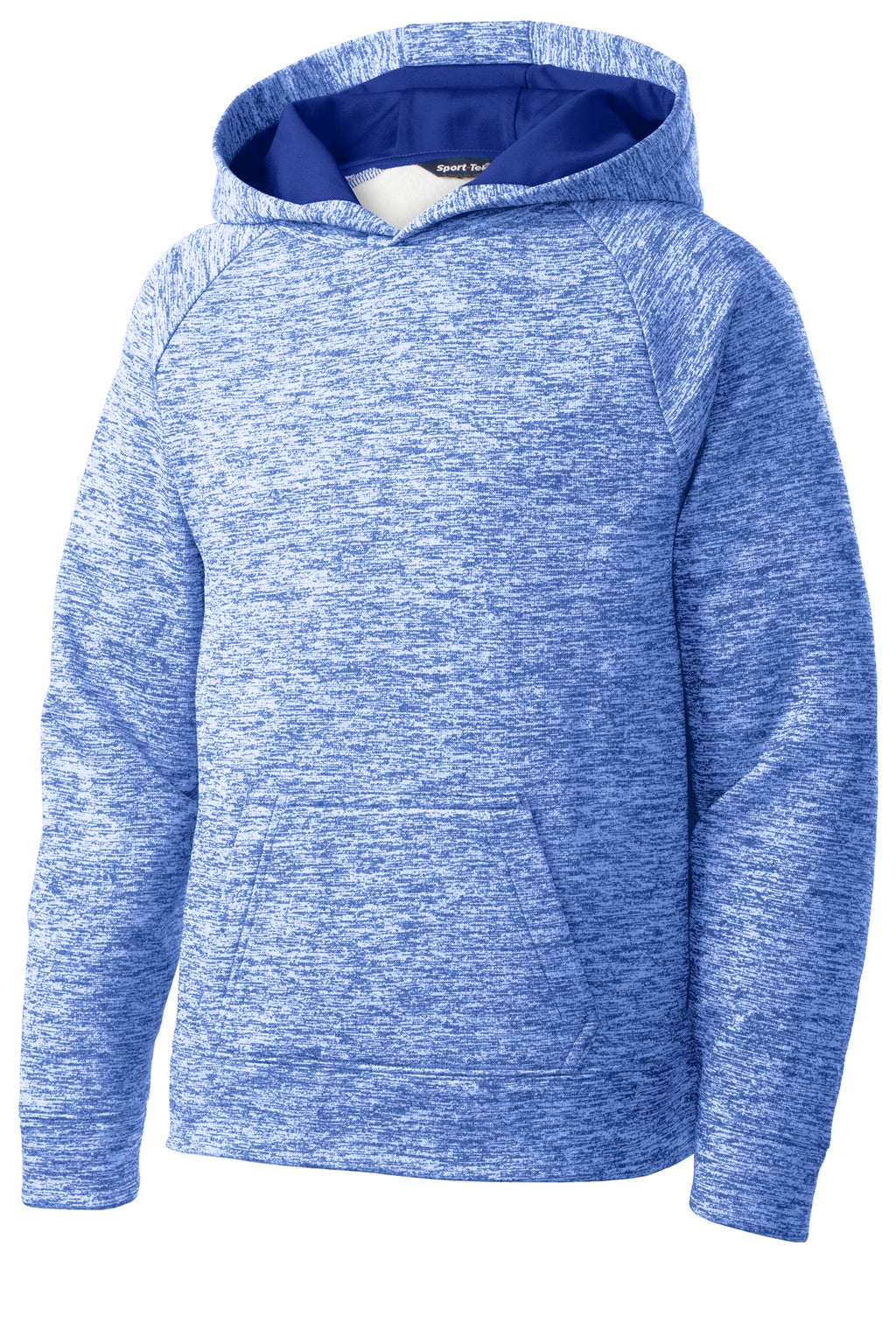 Sport-Tek YST225 Tek Youth PosiCharge Electric Heather Fleece Hooded Pullover