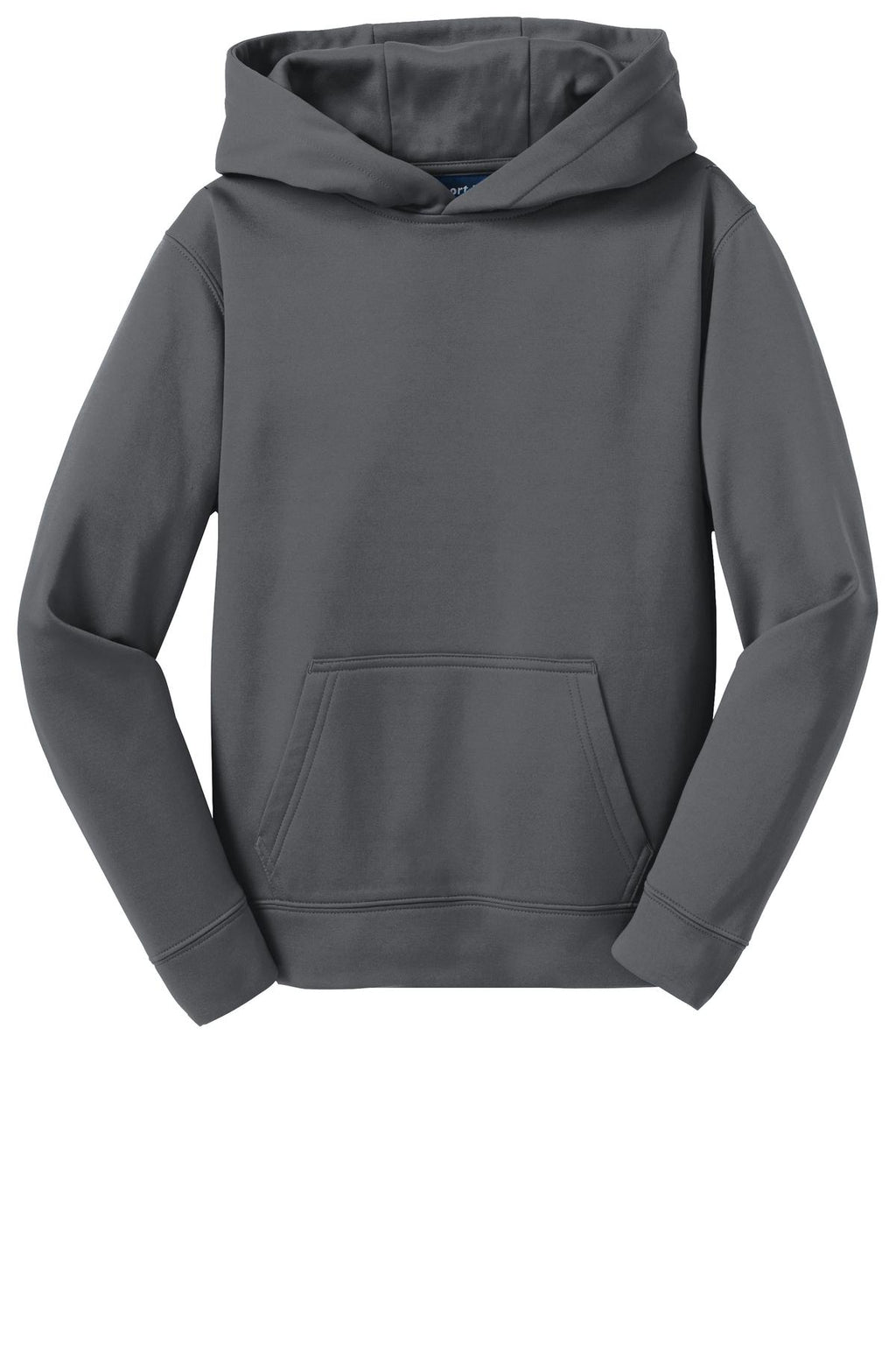 Sport-Tek YST244 Tek Youth Sport-Wick Fleece Hooded Pullover