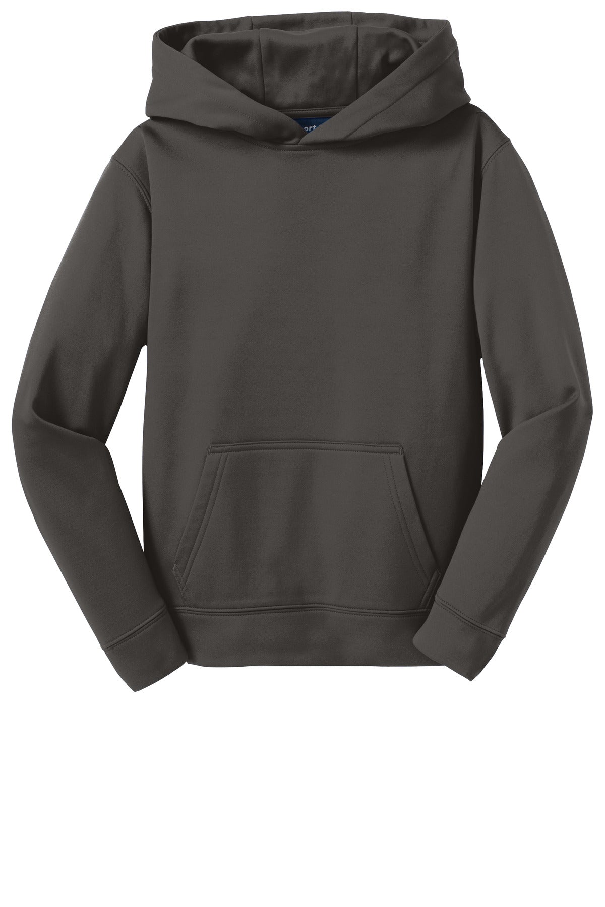 Sport-Tek YST244 Tek Youth Sport-Wick Fleece Hooded Pullover
