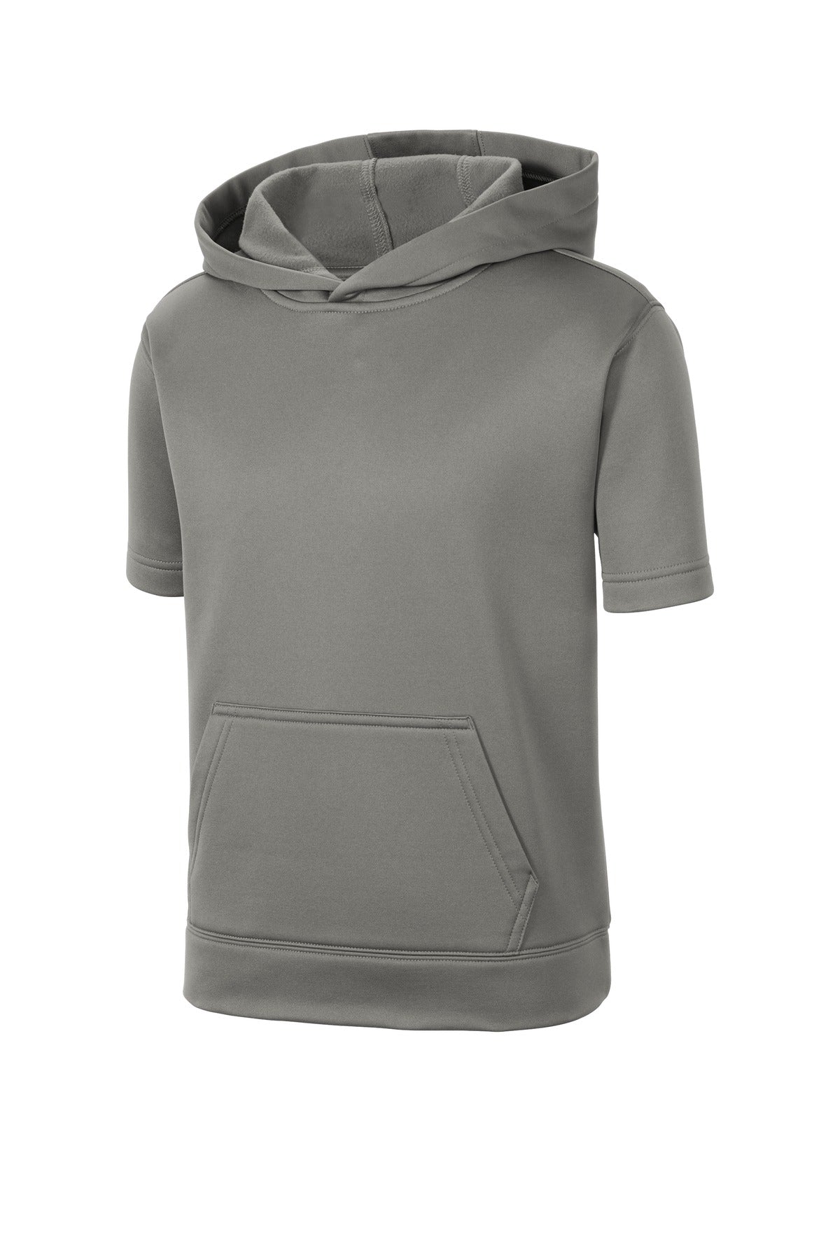 Sport-Tek YST251 Tek  Youth Sport-Wick  Fleece Short Sleeve Hooded Pullover