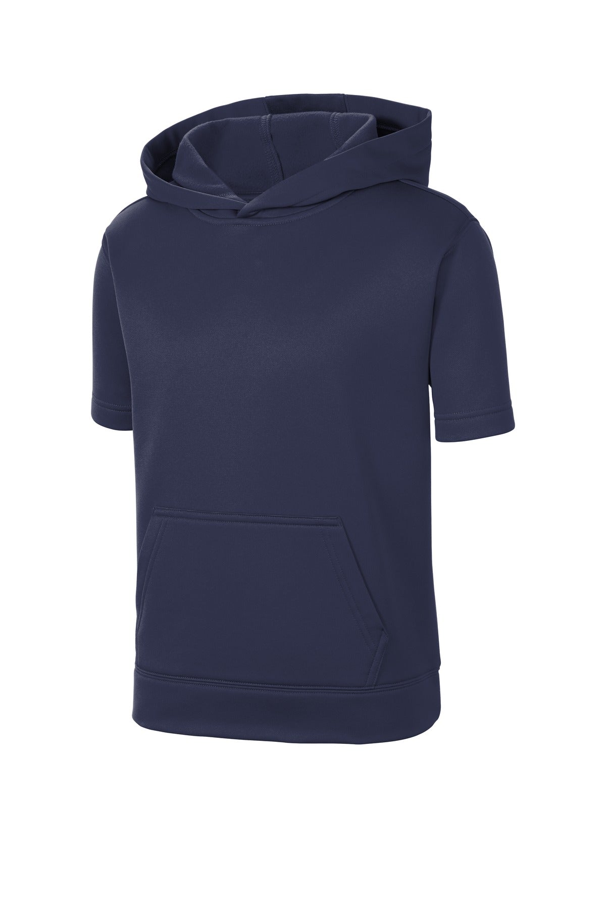Sport-Tek YST251 Tek  Youth Sport-Wick  Fleece Short Sleeve Hooded Pullover