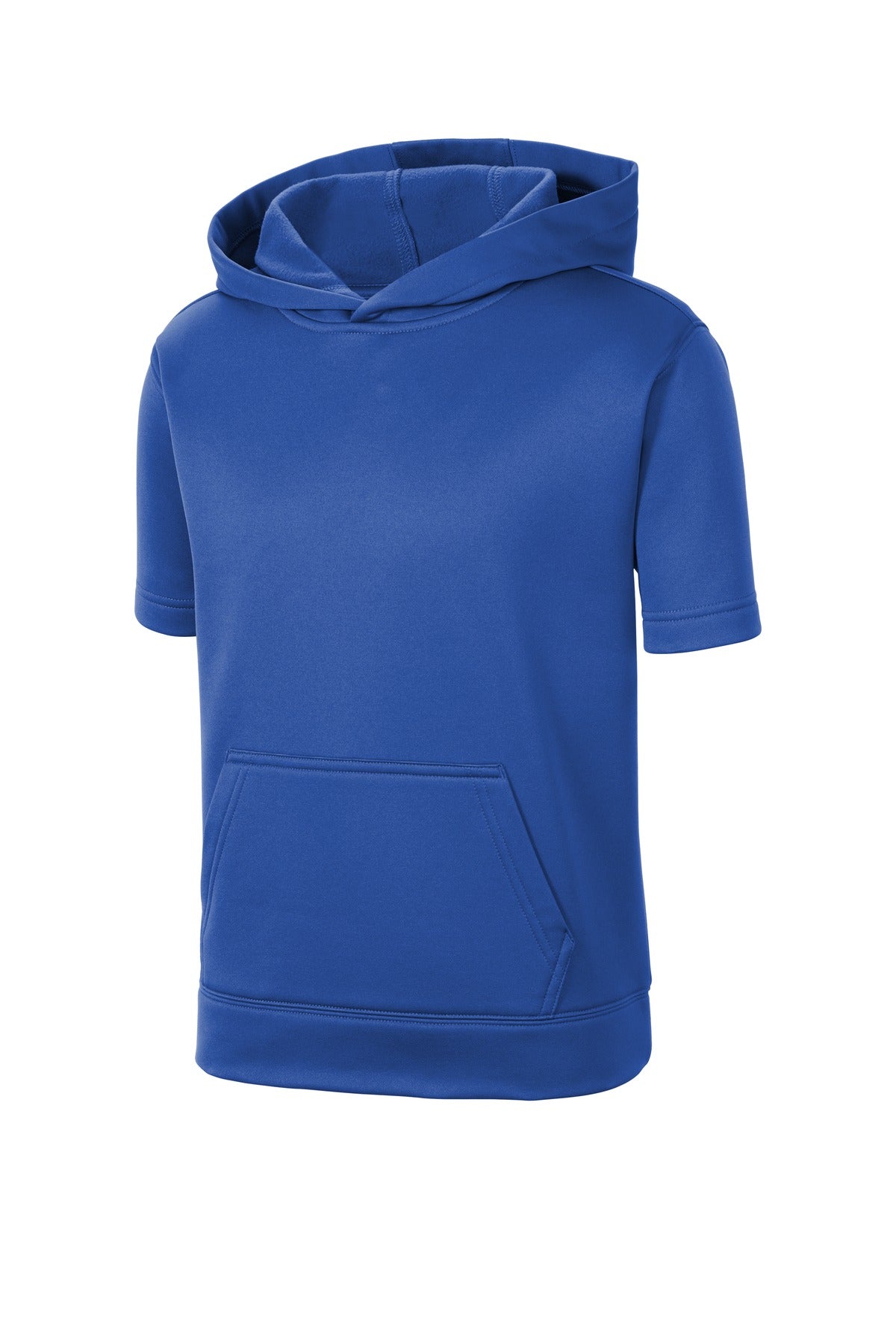 Sport-Tek YST251 Tek  Youth Sport-Wick  Fleece Short Sleeve Hooded Pullover