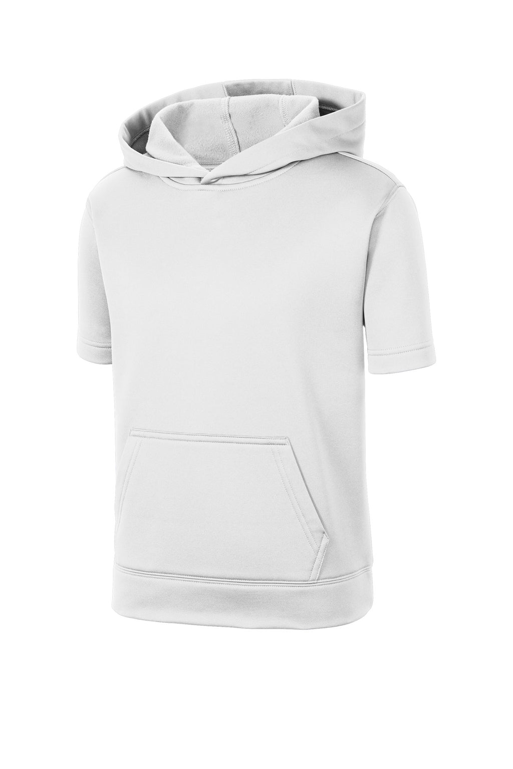 Sport-Tek YST251 Tek  Youth Sport-Wick  Fleece Short Sleeve Hooded Pullover