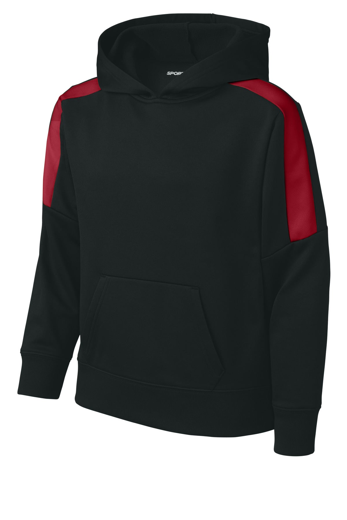 Sport-Tek YST255 Tek Youth Sport-Wick Fleece United Pullover Hoodie