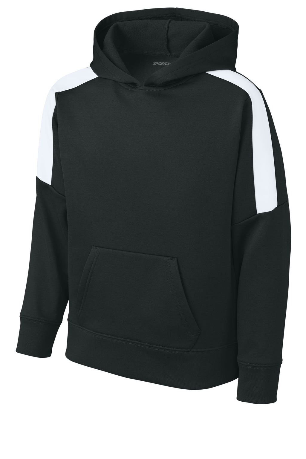 Sport-Tek YST255 Tek Youth Sport-Wick Fleece United Pullover Hoodie