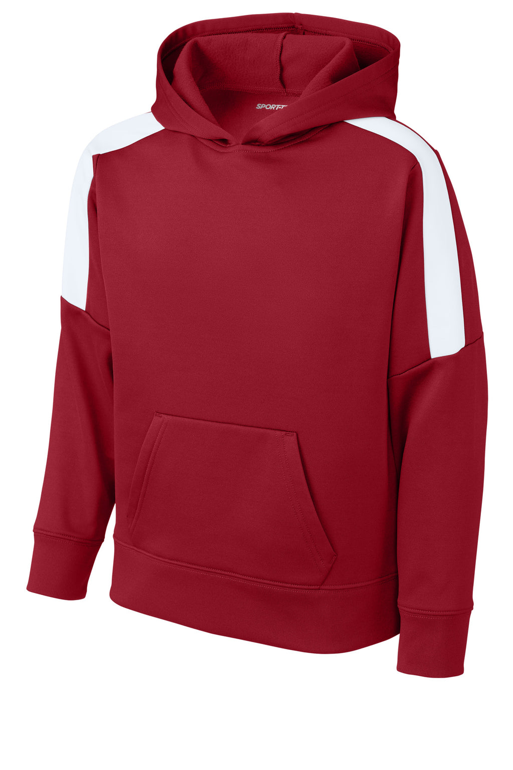 Sport-Tek YST255 Tek Youth Sport-Wick Fleece United Pullover Hoodie