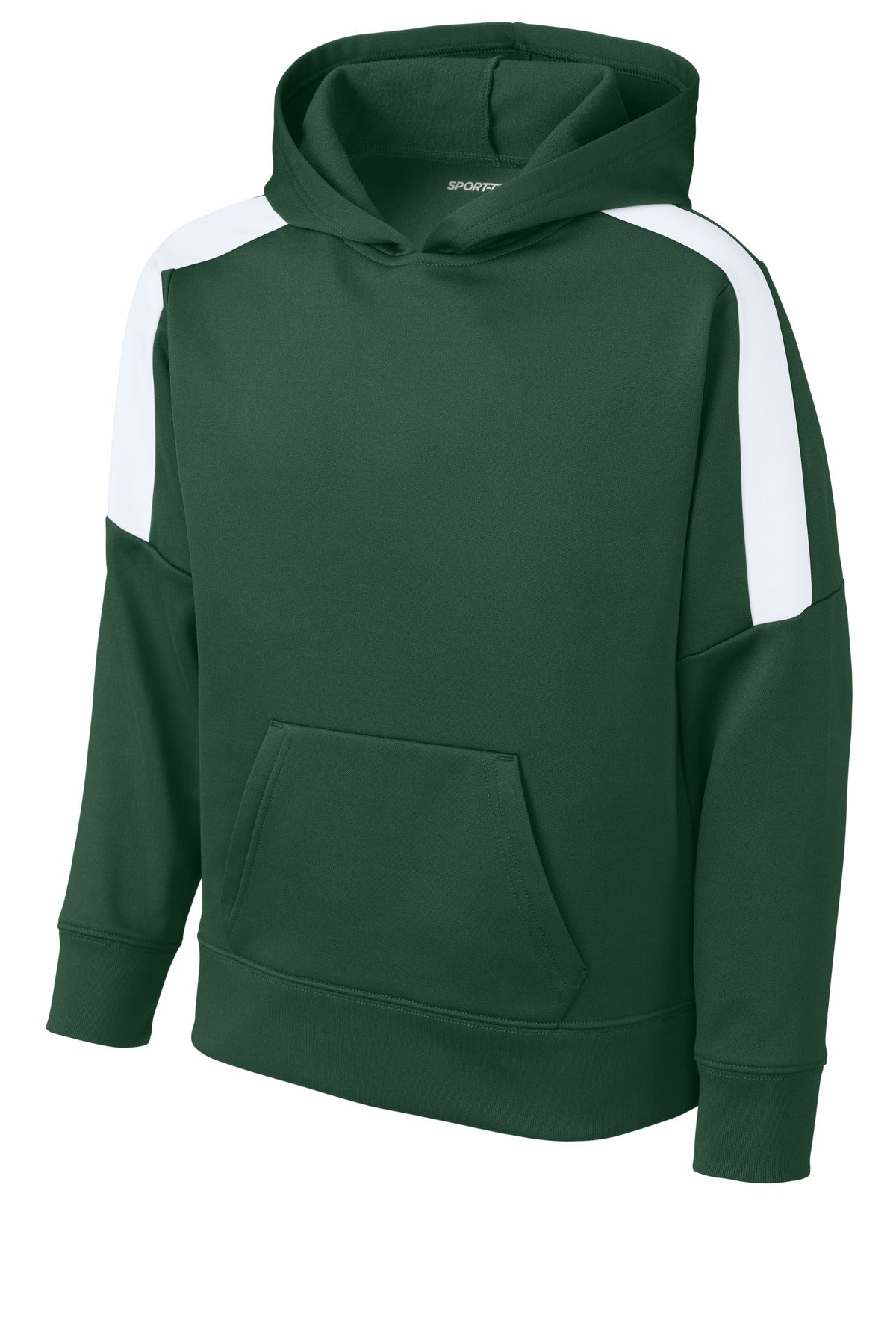 Sport-Tek YST255 Tek Youth Sport-Wick Fleece United Pullover Hoodie