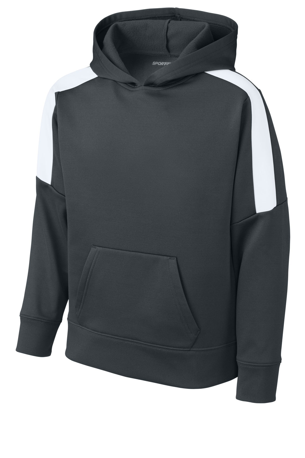 Sport-Tek YST255 Tek Youth Sport-Wick Fleece United Pullover Hoodie