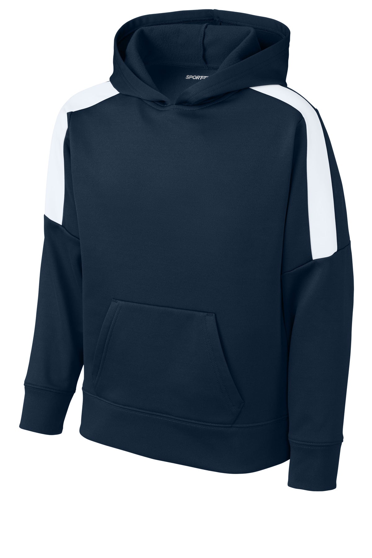 Sport-Tek YST255 Tek Youth Sport-Wick Fleece United Pullover Hoodie