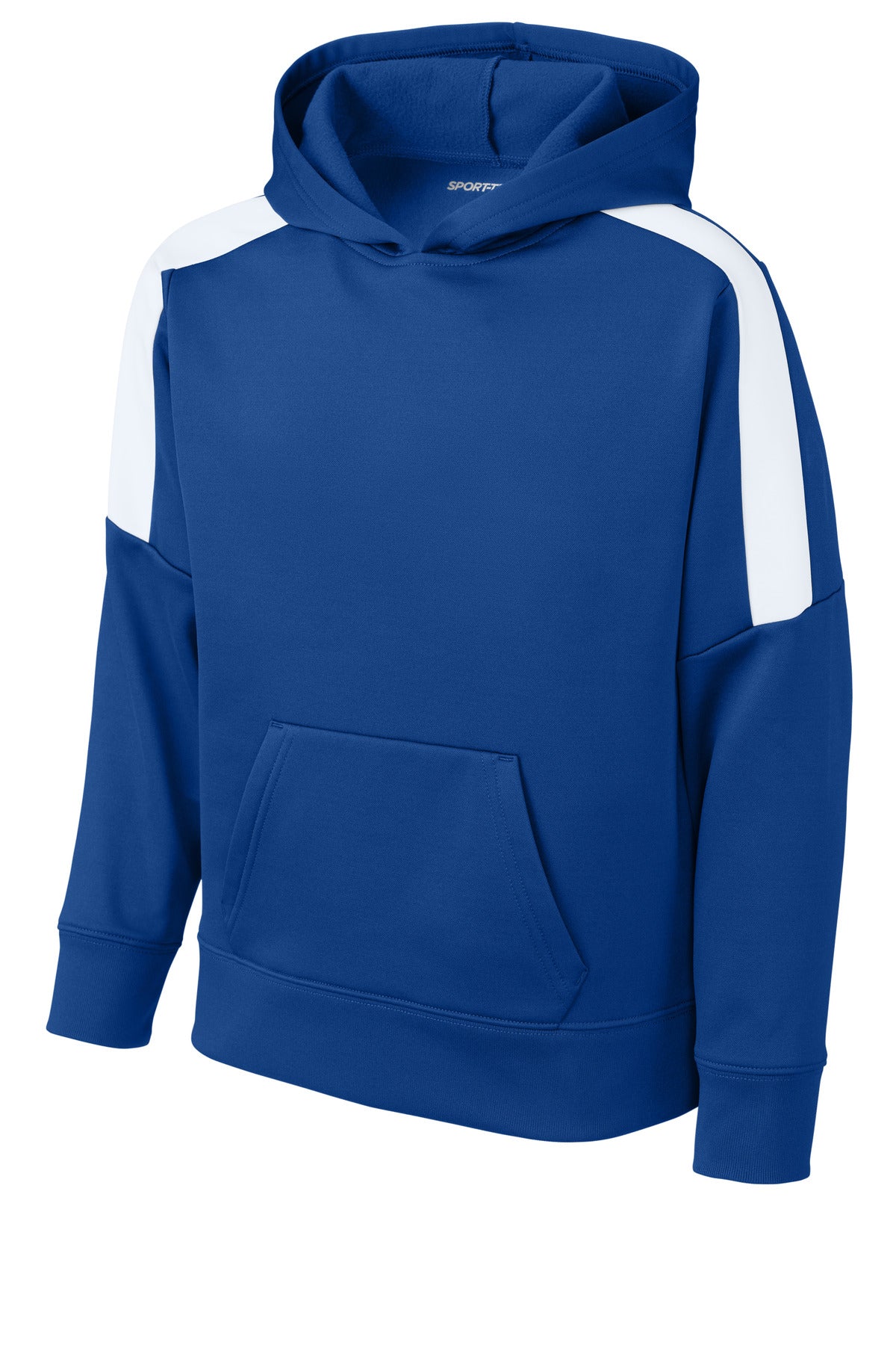 Sport-Tek YST255 Tek Youth Sport-Wick Fleece United Pullover Hoodie