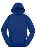 Sport-Tek YST265 Tek Youth Sleeve Stripe Pullover Hooded Sweatshirt