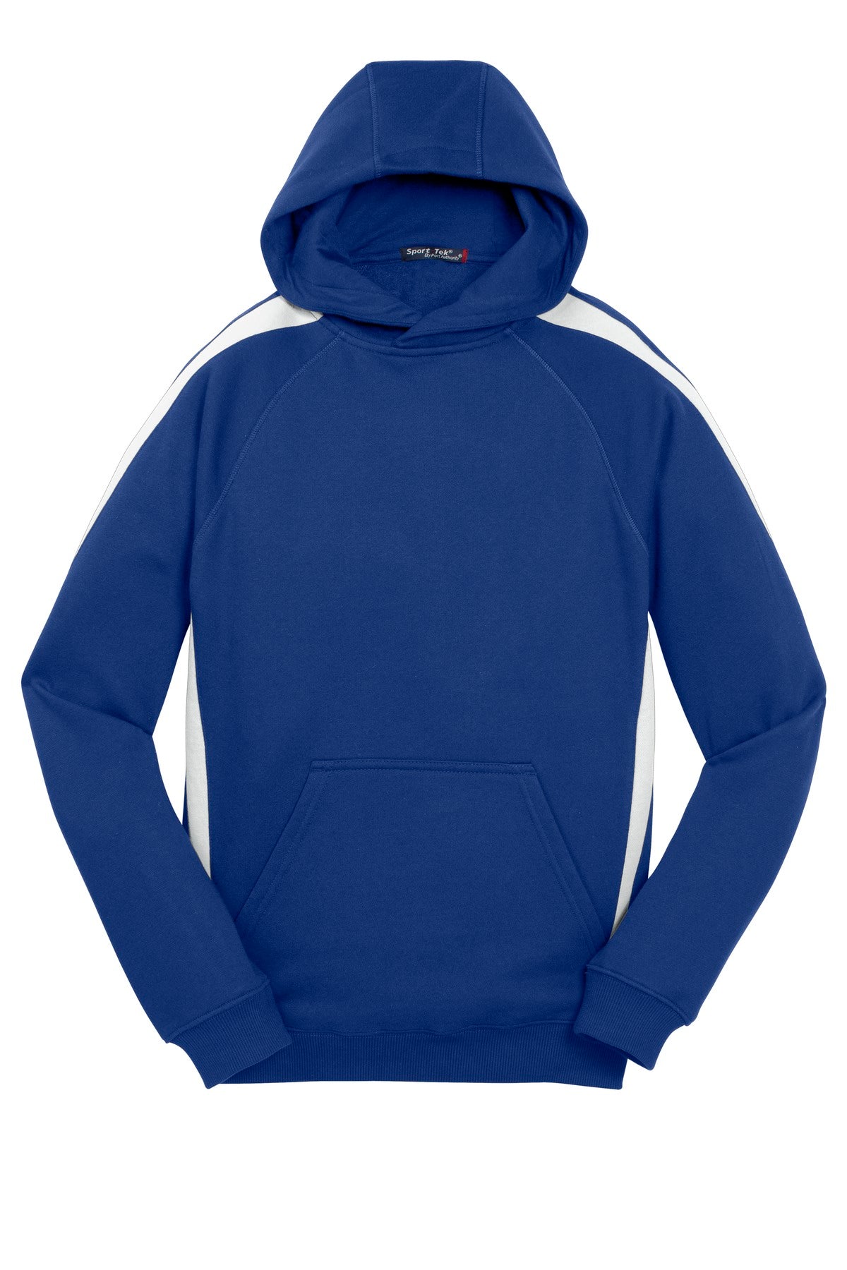 Sport-Tek YST265 Tek Youth Sleeve Stripe Pullover Hooded Sweatshirt