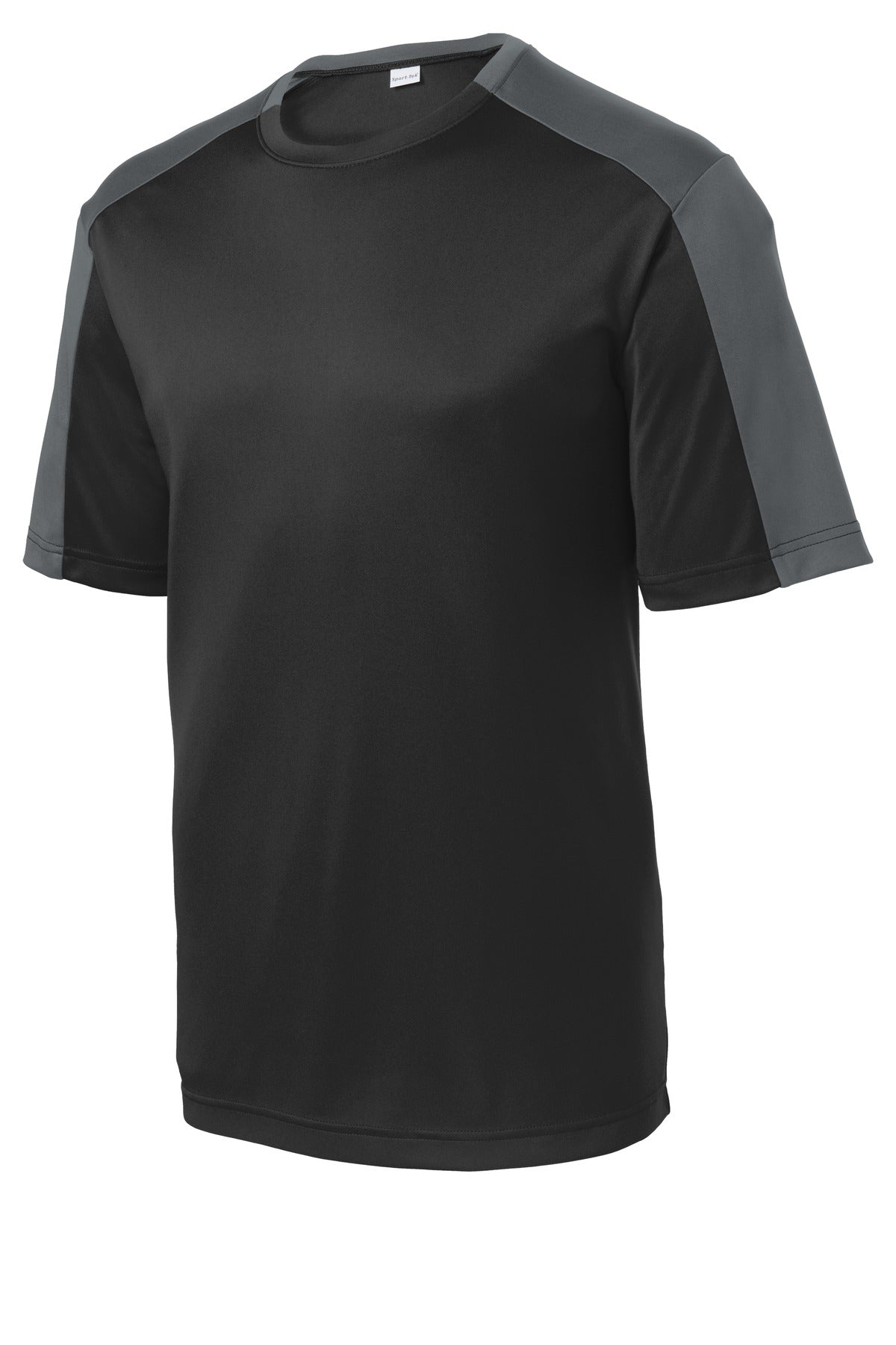 Sport-Tek YST354 Tek Youth PosiCharge Competitor Sleeve-Blocked Tee