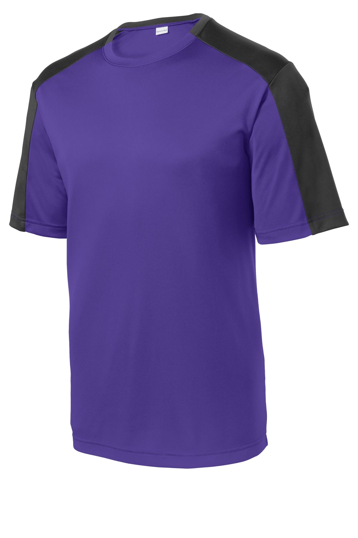 Sport-Tek YST354 Tek Youth PosiCharge Competitor Sleeve-Blocked Tee