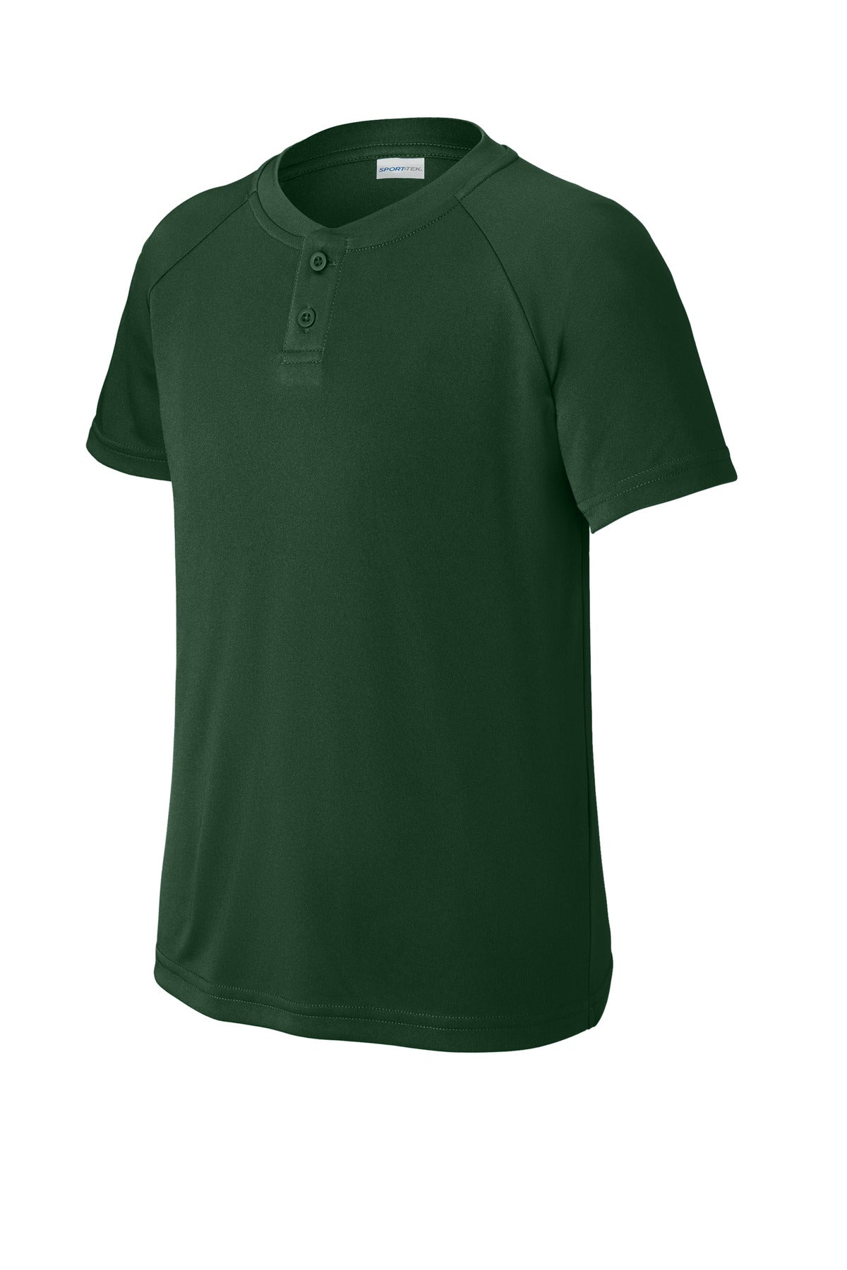 Sport-Tek YST359 Tek Youth PosiCharge Competitor 2-Button Henley