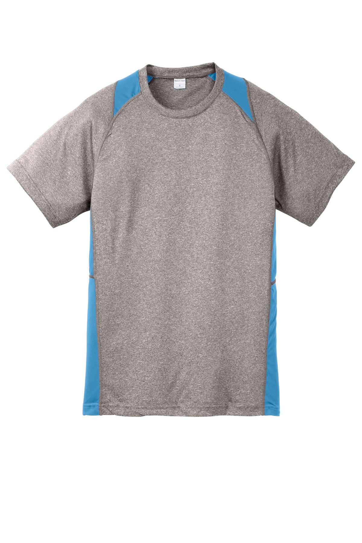 Sport-Tek YST361 Tek Youth Heather Colorblock Contender Tee