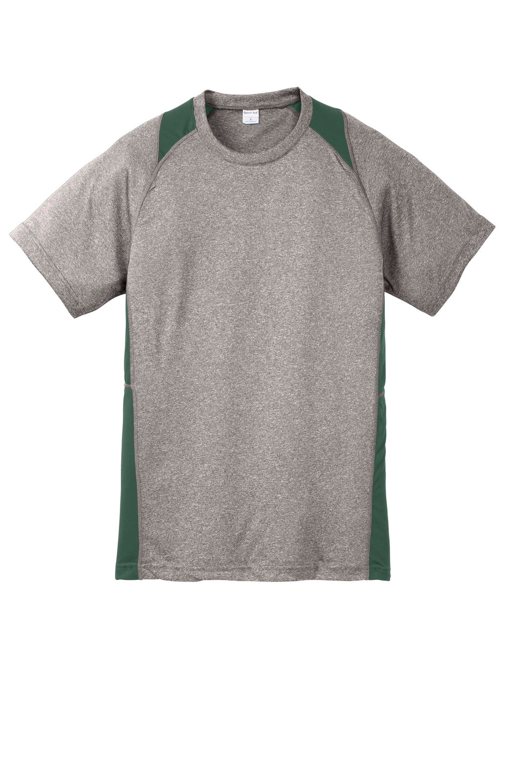 Sport-Tek YST361 Tek Youth Heather Colorblock Contender Tee