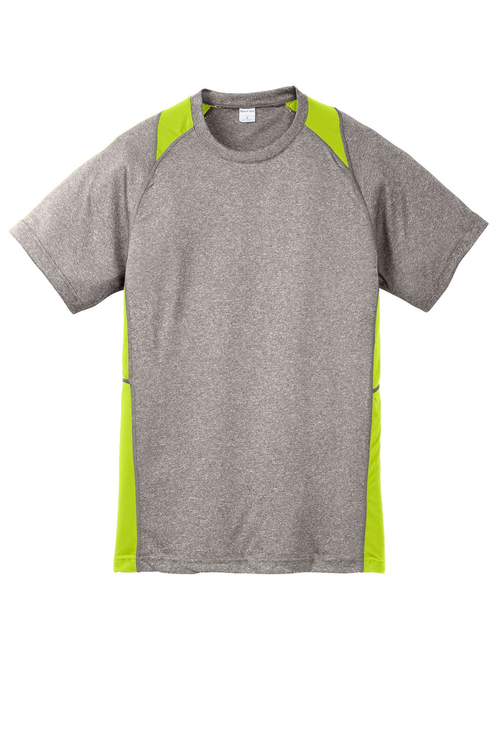Sport-Tek YST361 Tek Youth Heather Colorblock Contender Tee