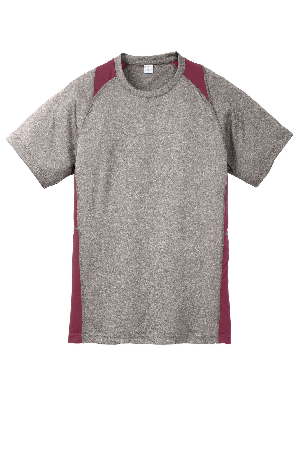 Sport-Tek YST361 Tek Youth Heather Colorblock Contender Tee