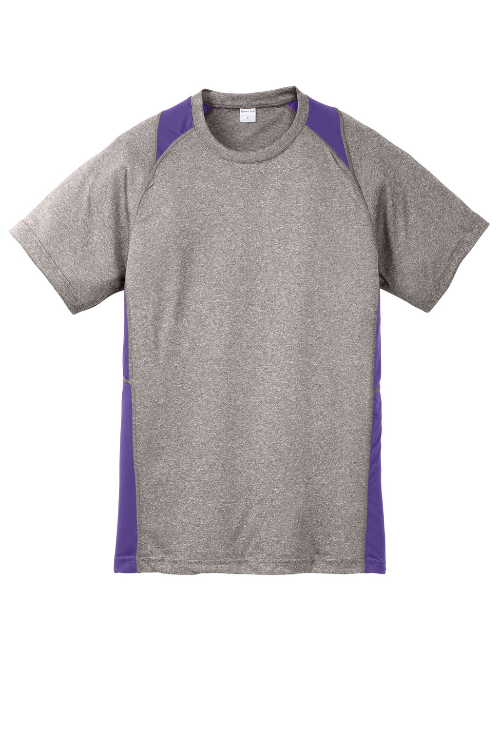 Sport-Tek YST361 Tek Youth Heather Colorblock Contender Tee