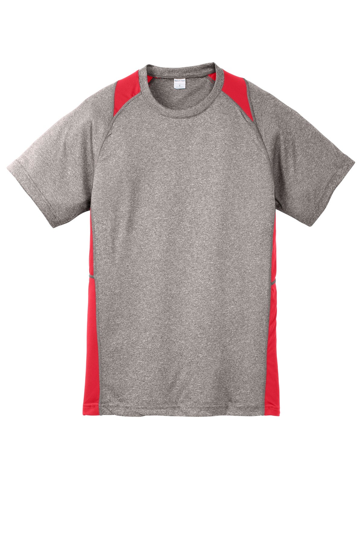 Sport-Tek YST361 Tek Youth Heather Colorblock Contender Tee