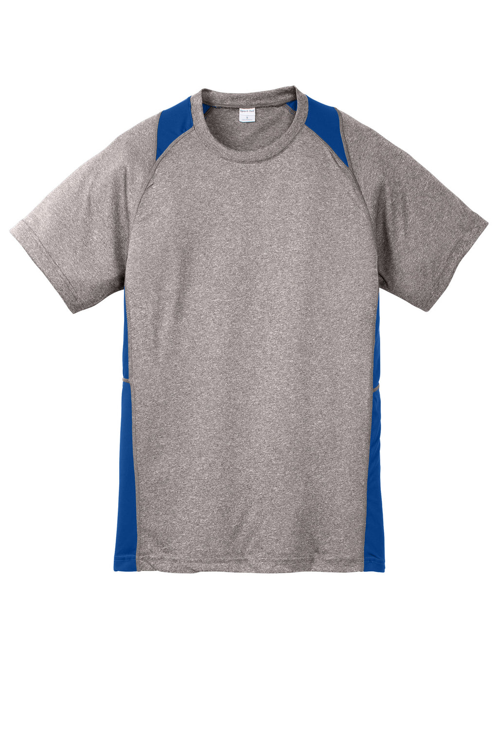 Sport-Tek YST361 Tek Youth Heather Colorblock Contender Tee
