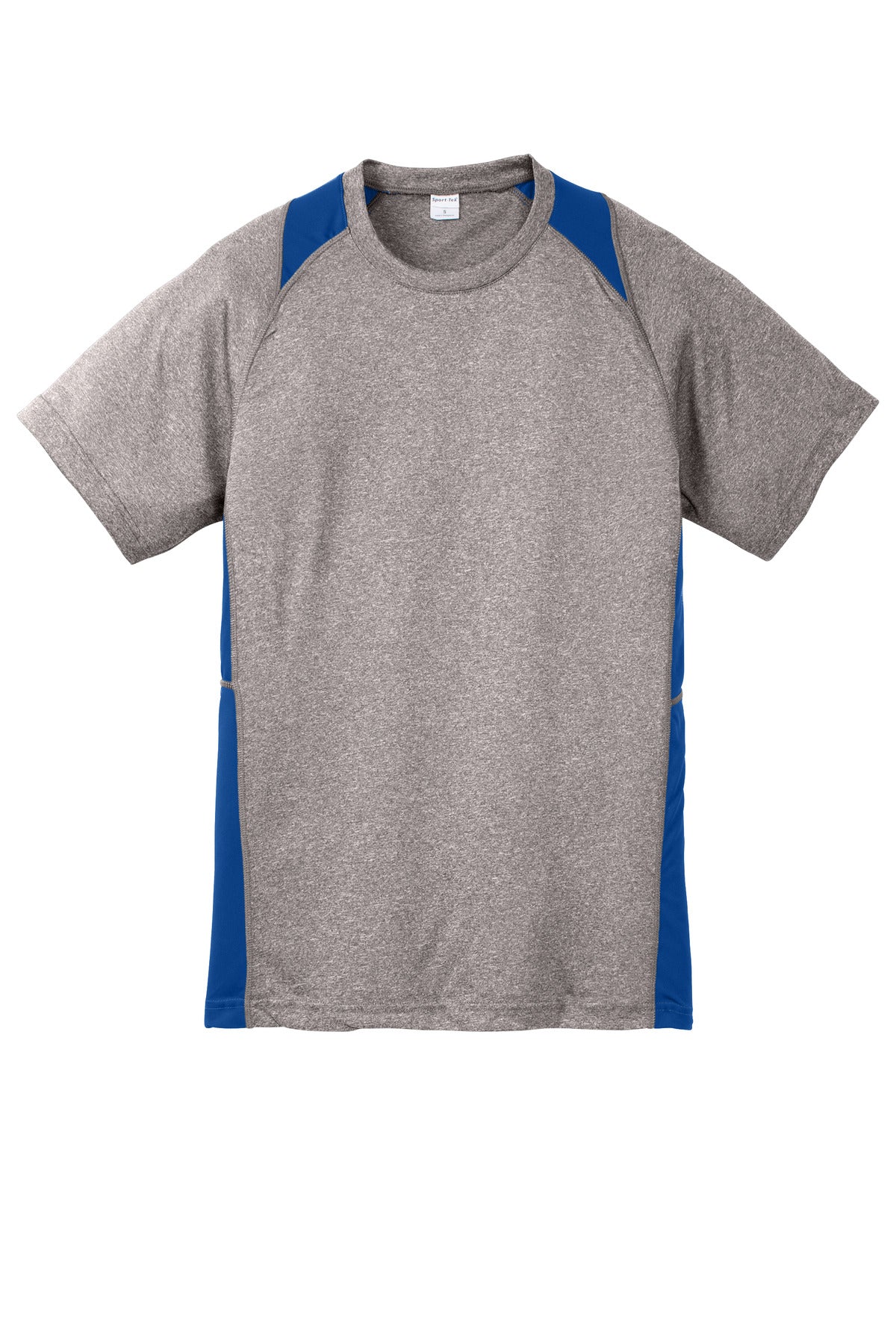 Sport-Tek YST361 Tek Youth Heather Colorblock Contender Tee