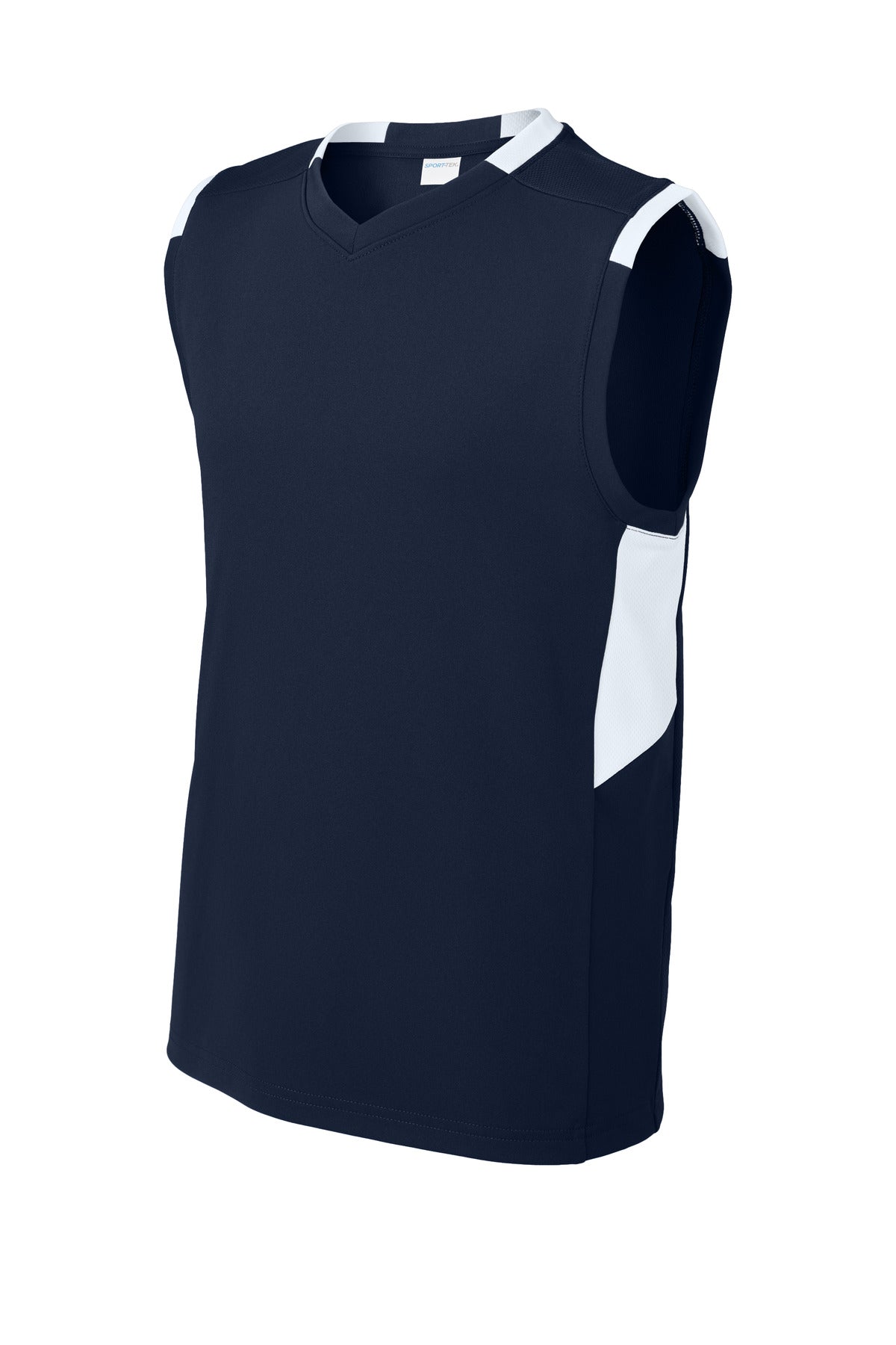 Sport-Tek YST441 Tek Youth Club Sleeveless V-Neck