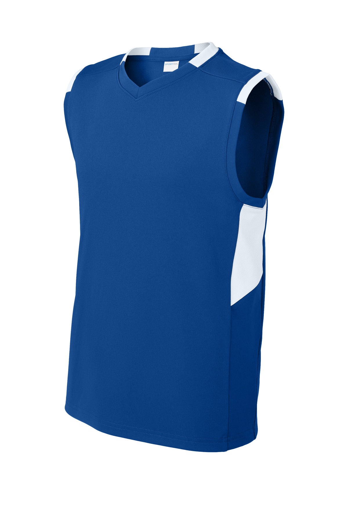 Sport-Tek YST441 Tek Youth Club Sleeveless V-Neck