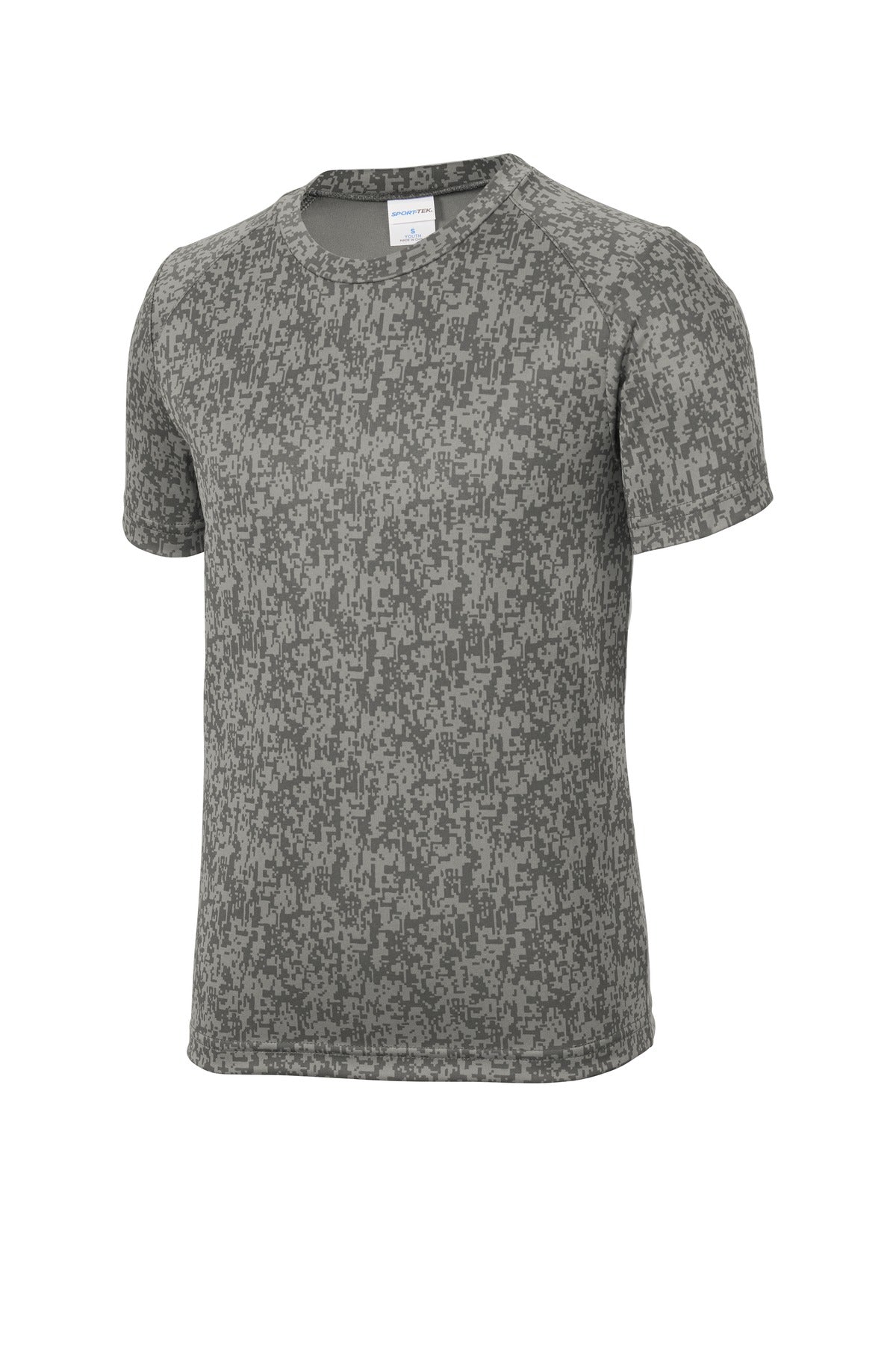 Sport-Tek YST460 Tek  Youth Digi Camo Tee