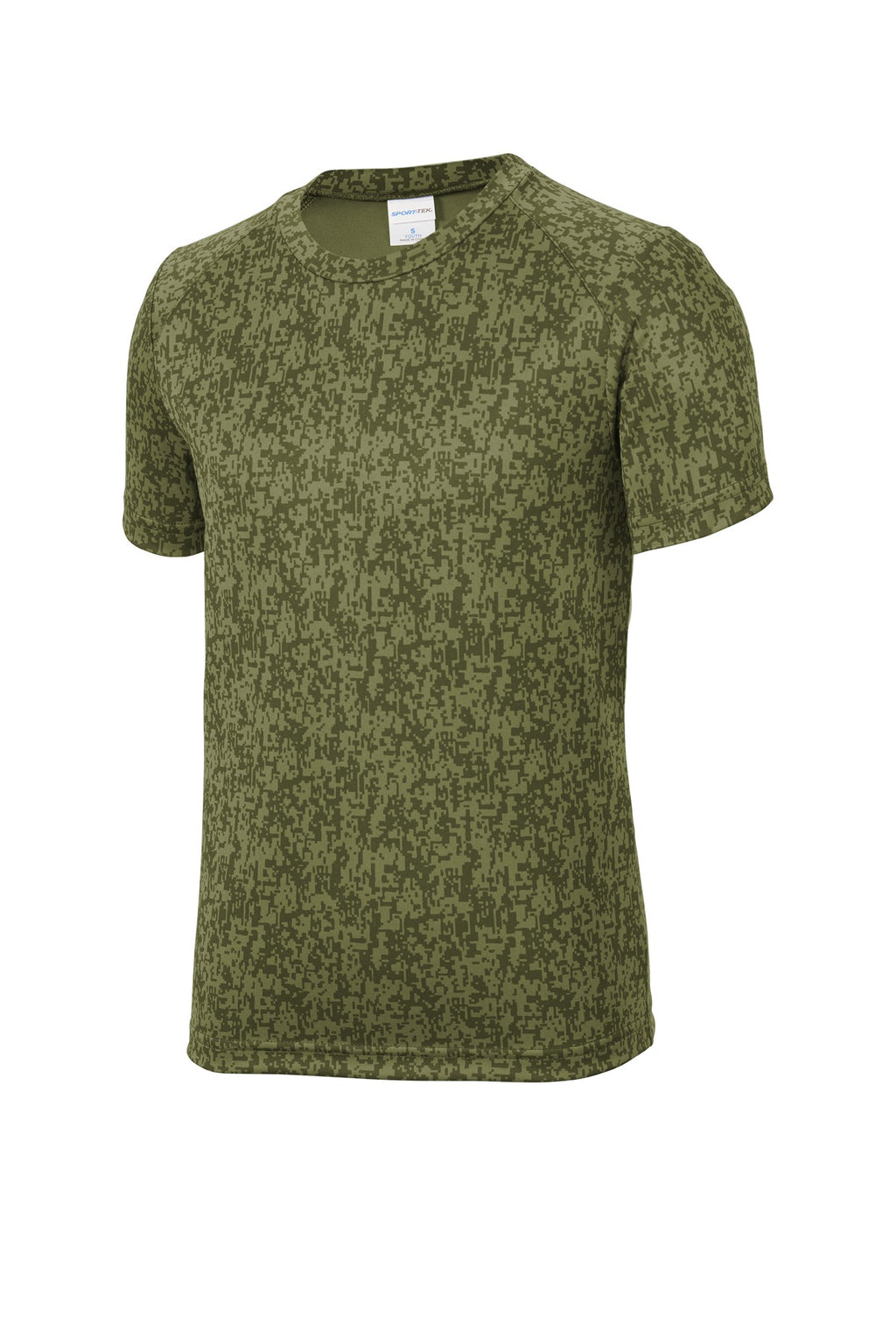 Sport-Tek YST460 Tek  Youth Digi Camo Tee