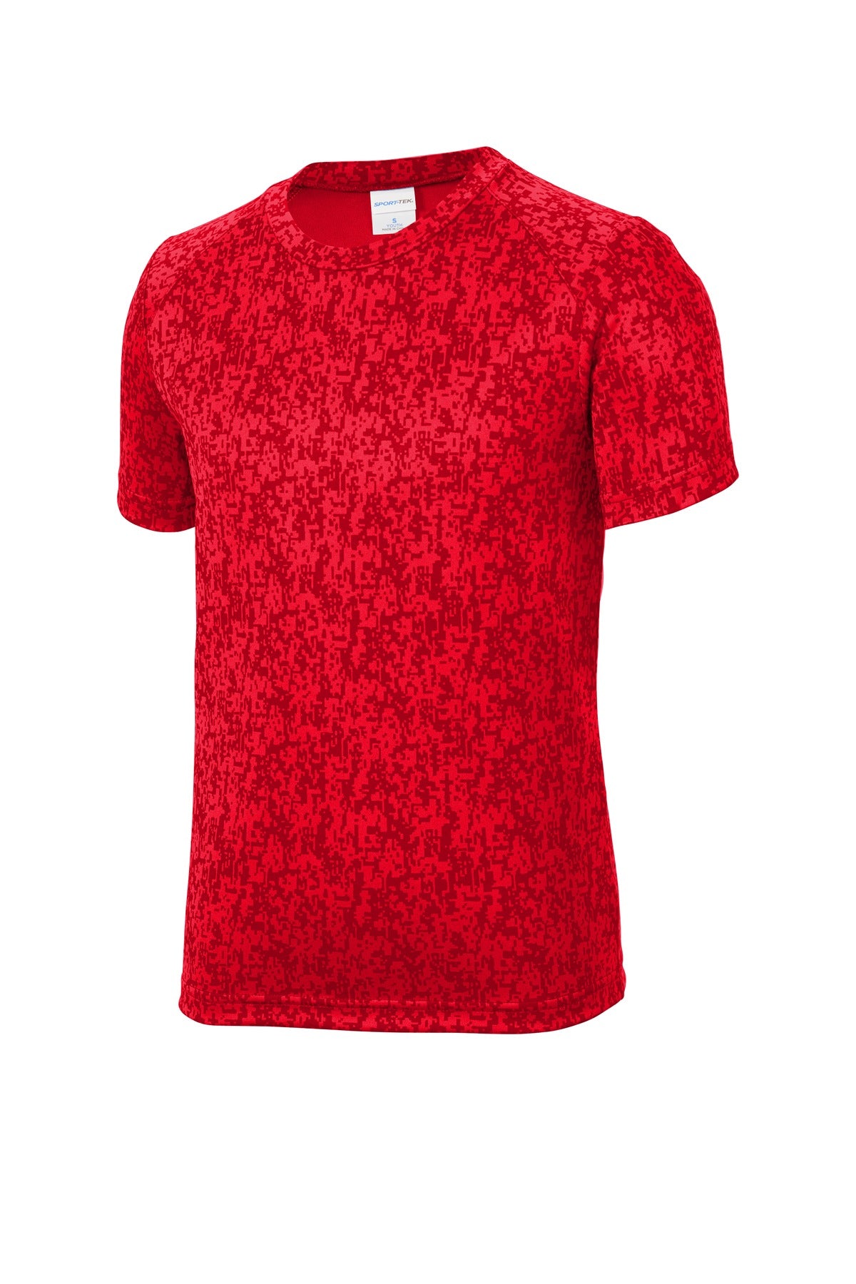 Sport-Tek YST460 Tek  Youth Digi Camo Tee