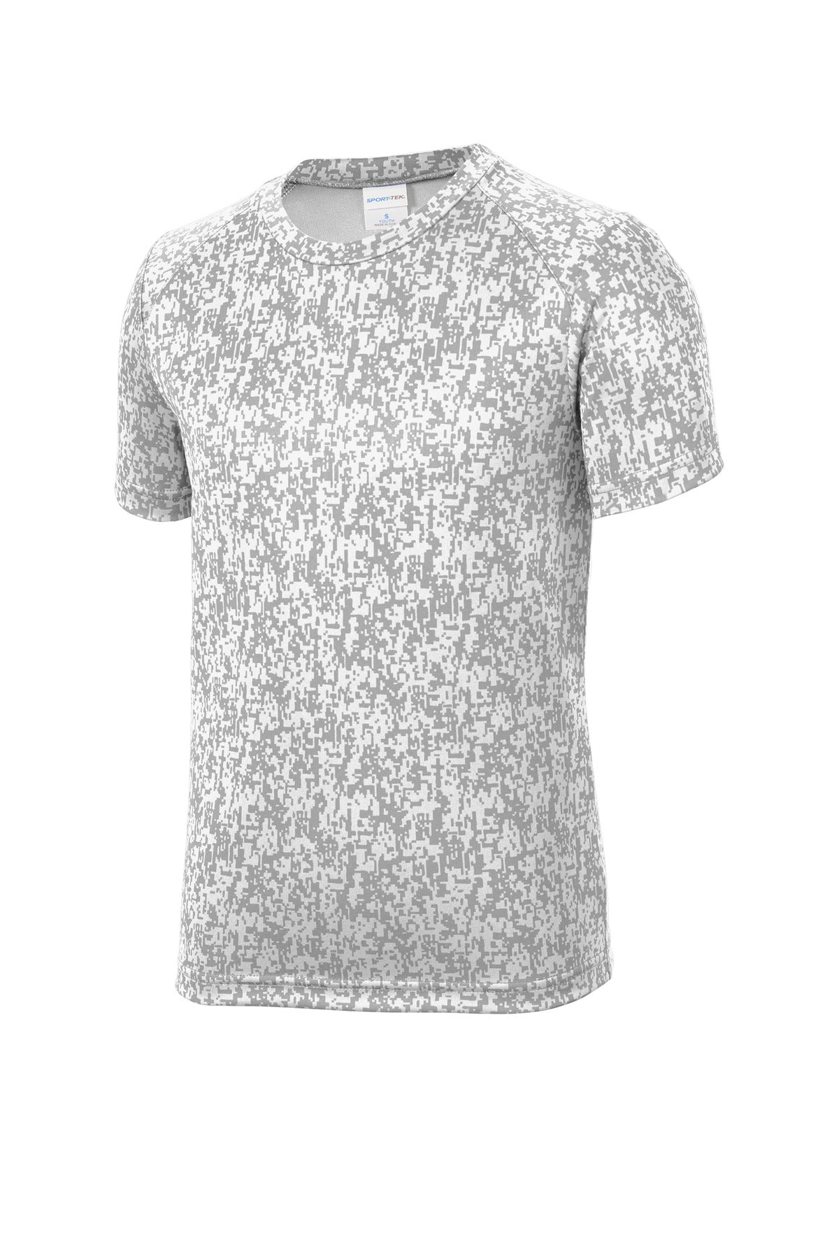 Sport-Tek YST460 Tek  Youth Digi Camo Tee