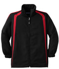 Sport-Tek YST60 Tek Youth Colorblock Raglan Jacket
