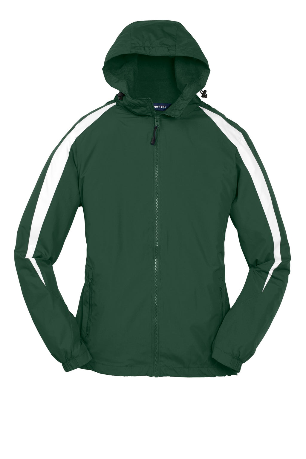 Sport-Tek YST81 Tek Youth Fleece-Lined Colorblock Jacket