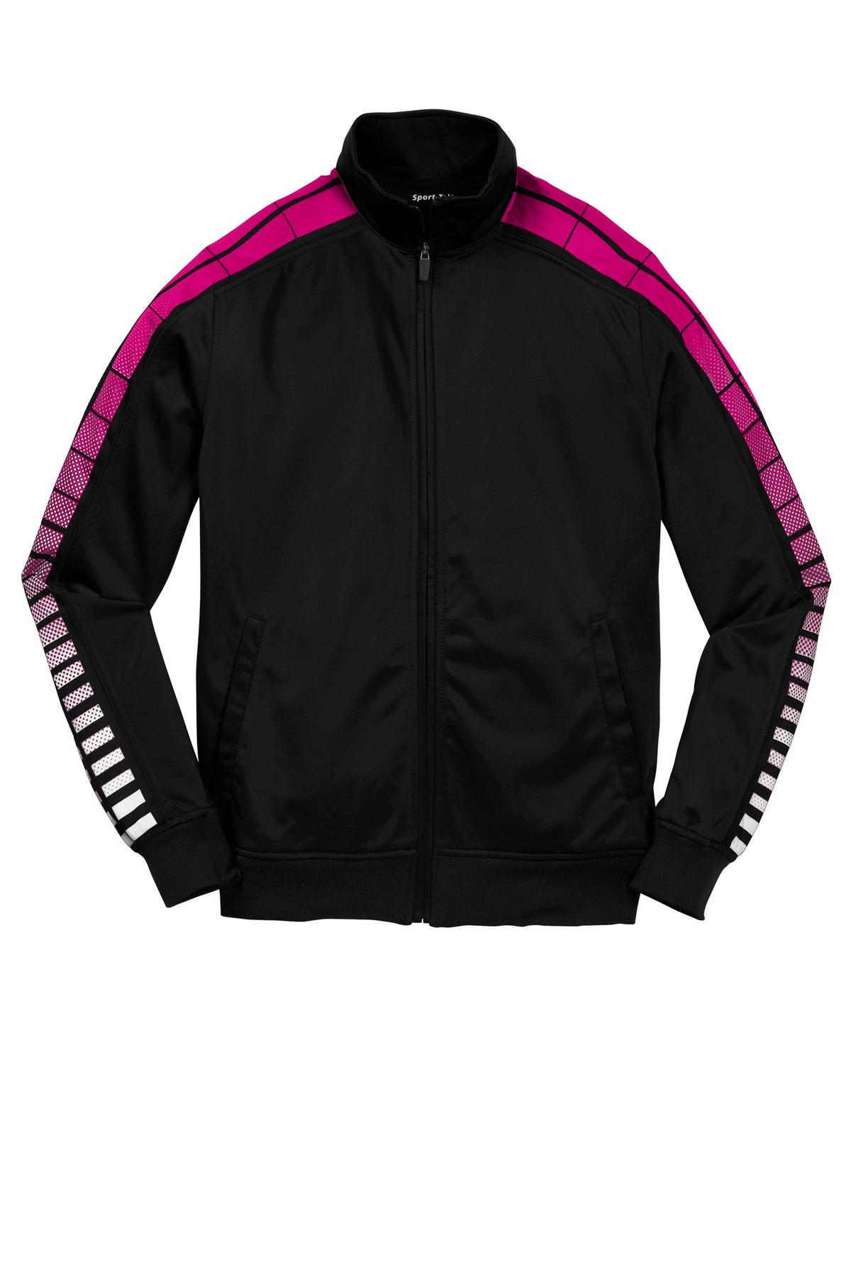Sport-Tek YST93 Tek Youth Dot Sublimation Tricot Track Jacket