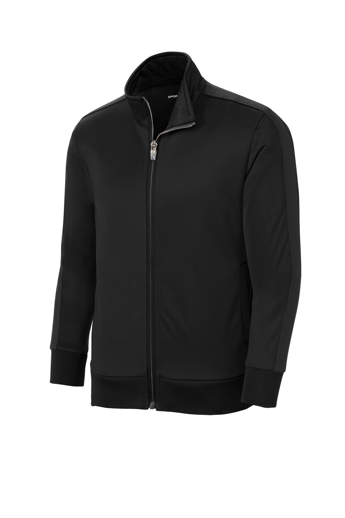 Sport-Tek YST94 Tek  Youth Tricot Sleeve Stripe Track Jacket