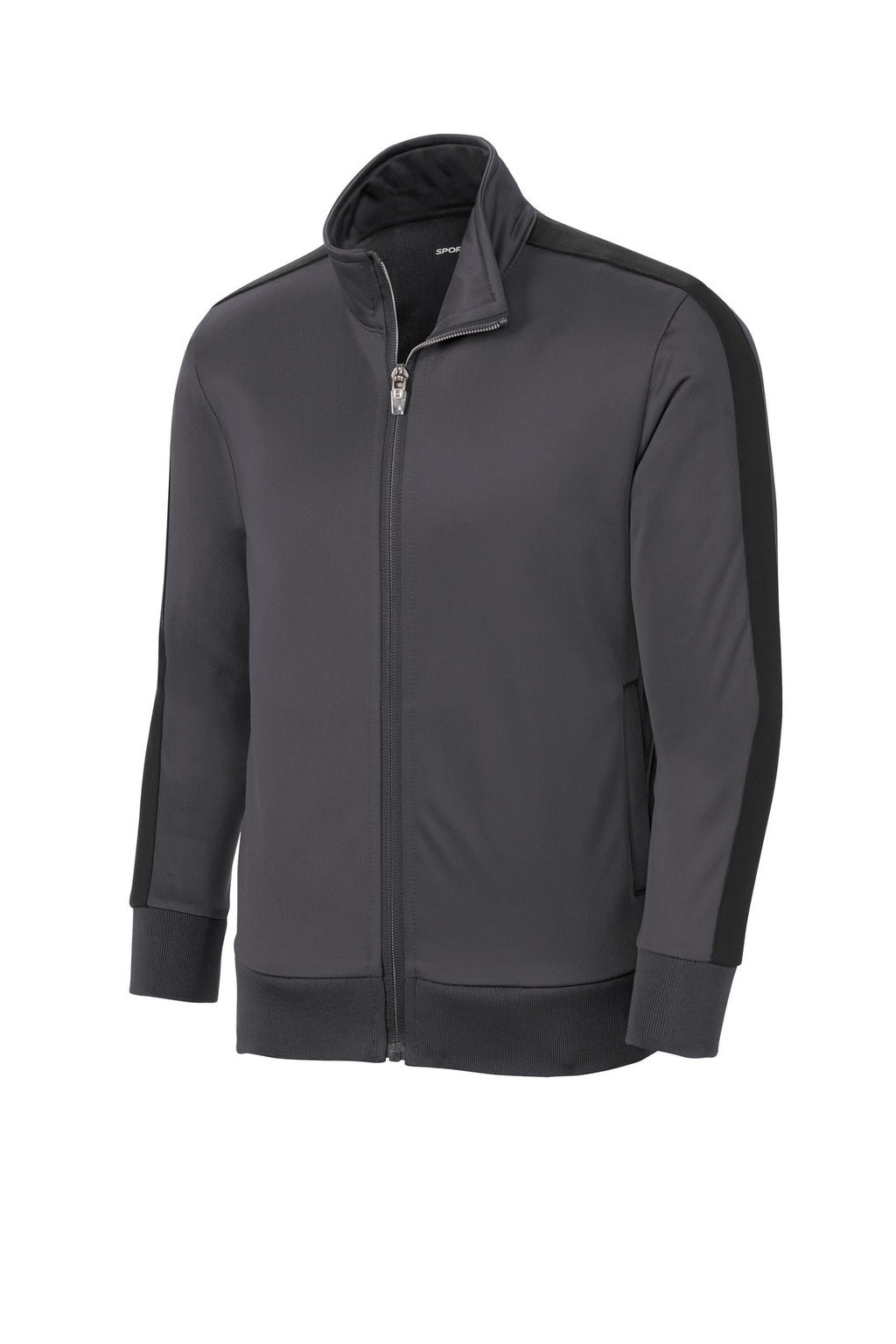 Sport-Tek YST94 Tek  Youth Tricot Sleeve Stripe Track Jacket