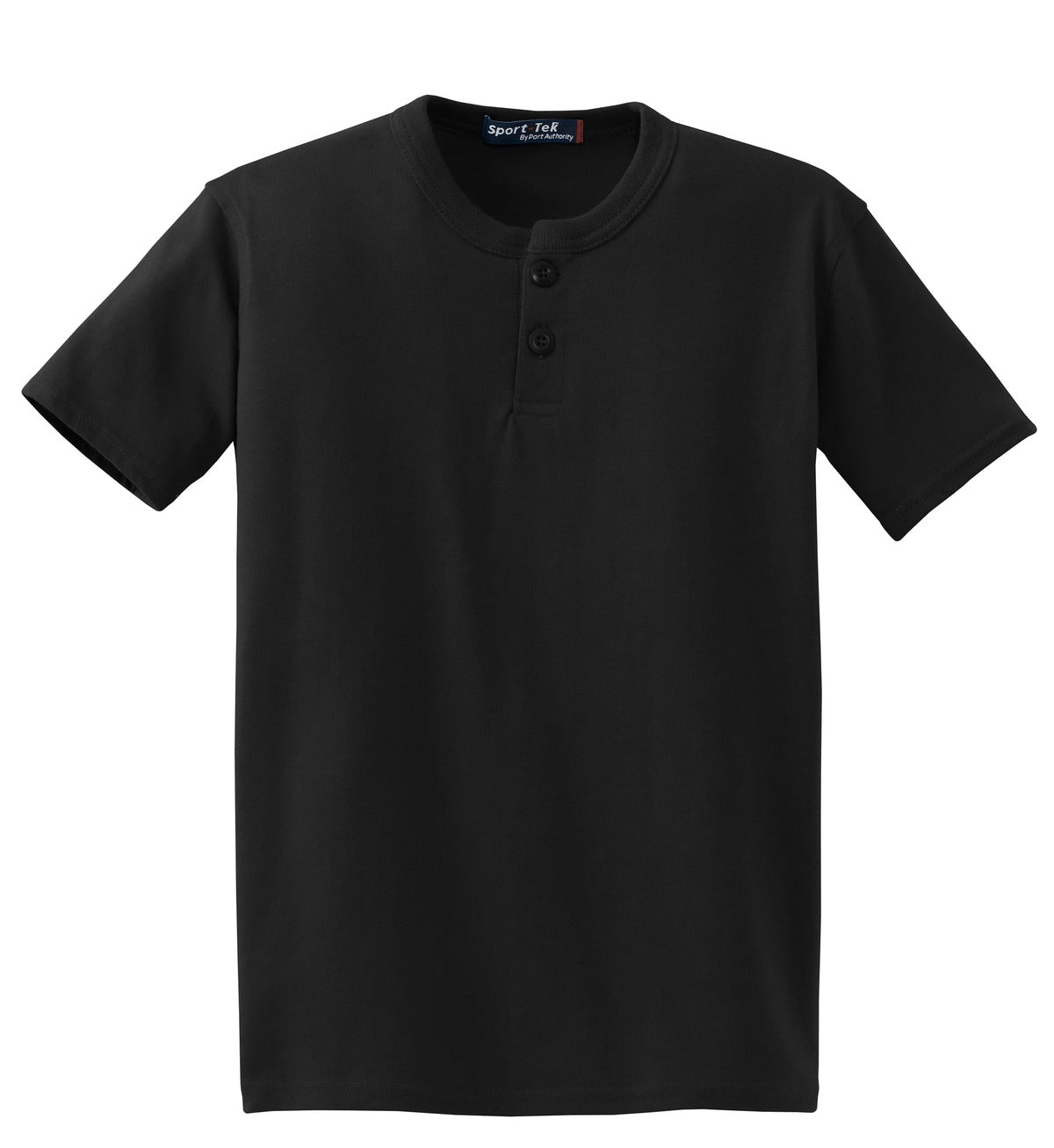 Sport-Tek YT210 Tek Youth Short Sleeve Henley